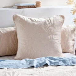 Velvet Palms Natural European Pillowcase
