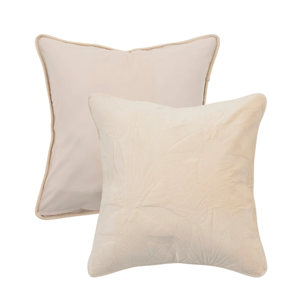 Velvet Palms Natural European Pillowcase