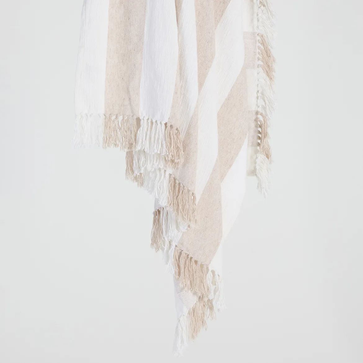 Vera Boucle Stripe Extra Large Throw