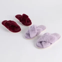 Victoria Faux Fur Slippers