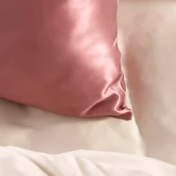Vintage Rose Mulberry Silk Plain Pillowcase