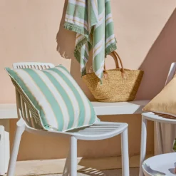 Vista Stripe Reversible Outdoor Cushion