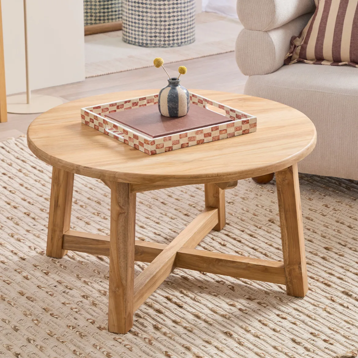 Ward Recycled Round Coffee Table