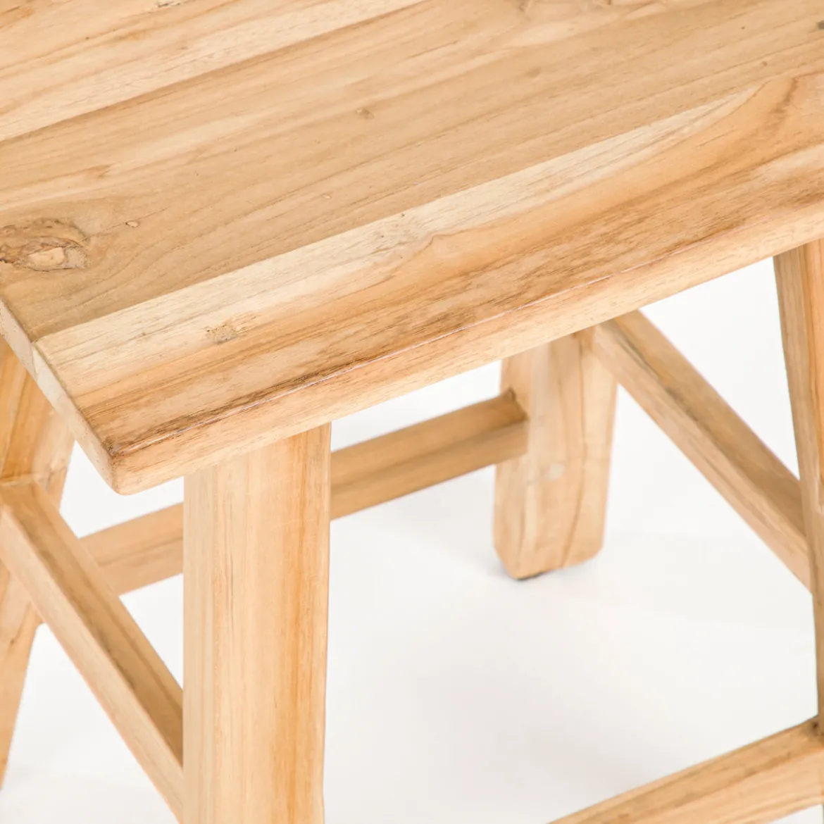 Ward Recycled Teak Stool