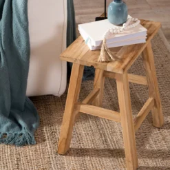Ward Recycled Teak Stool