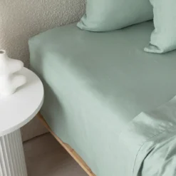 Washed Linen Fitted Sheet