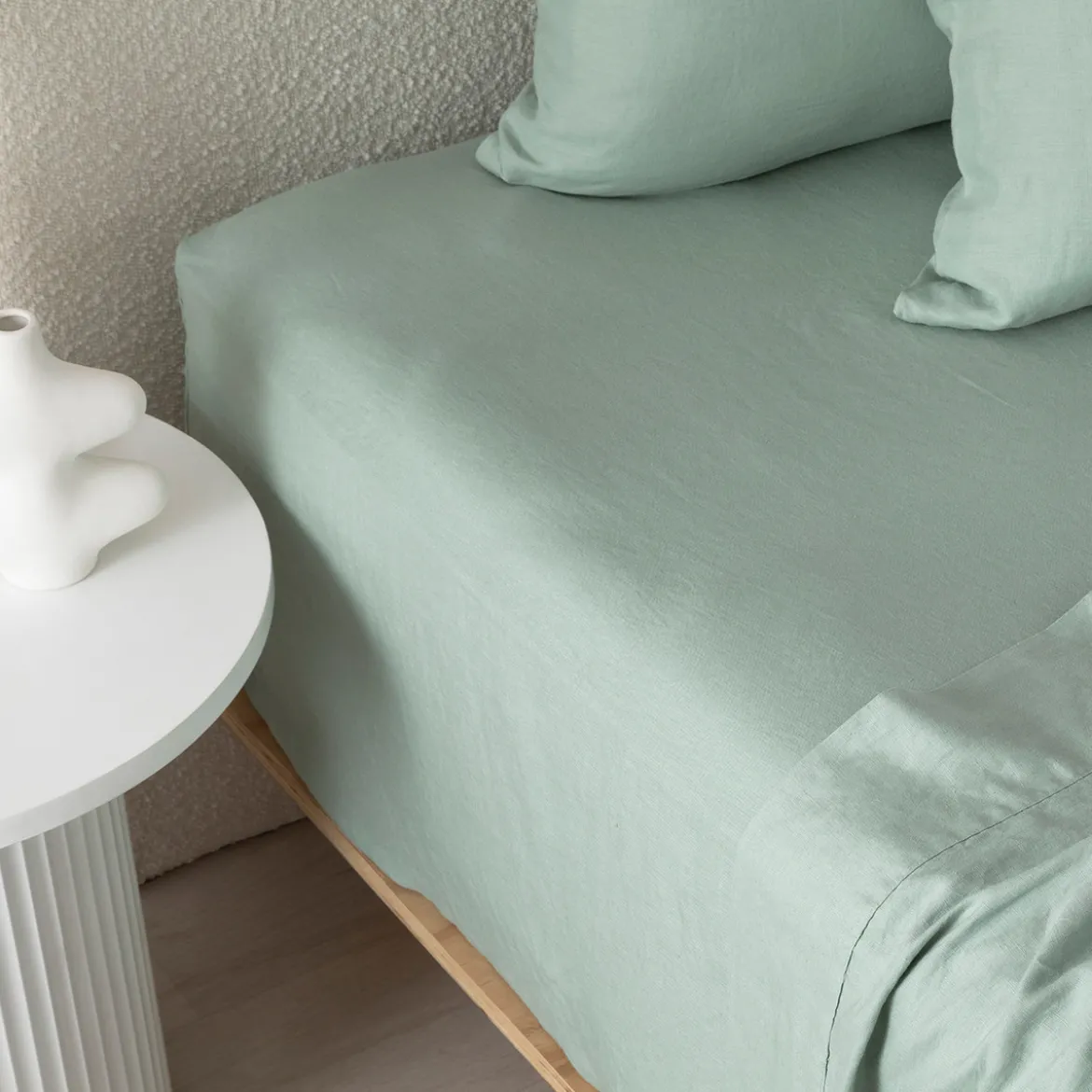 Washed Linen Fitted Sheet