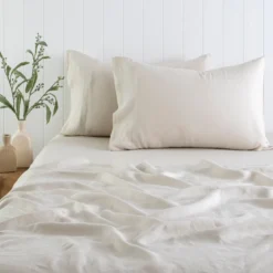 Washed Linen Flat Sheet