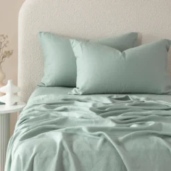 Washed Linen Flat Sheet
