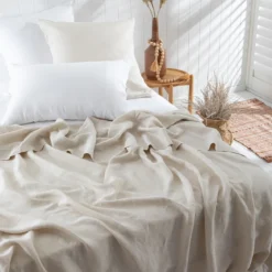 Washed Linen Flat Sheet