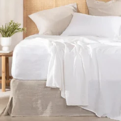 Washed Linen Stone Valance