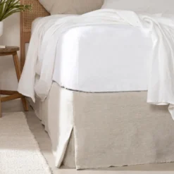 Washed Linen Stone Valance