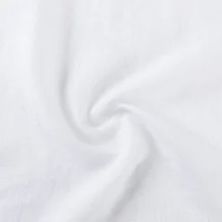 Washed Linen White Sheer Curtain Set of 2