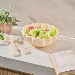 Wave Resin Fruit Bowl