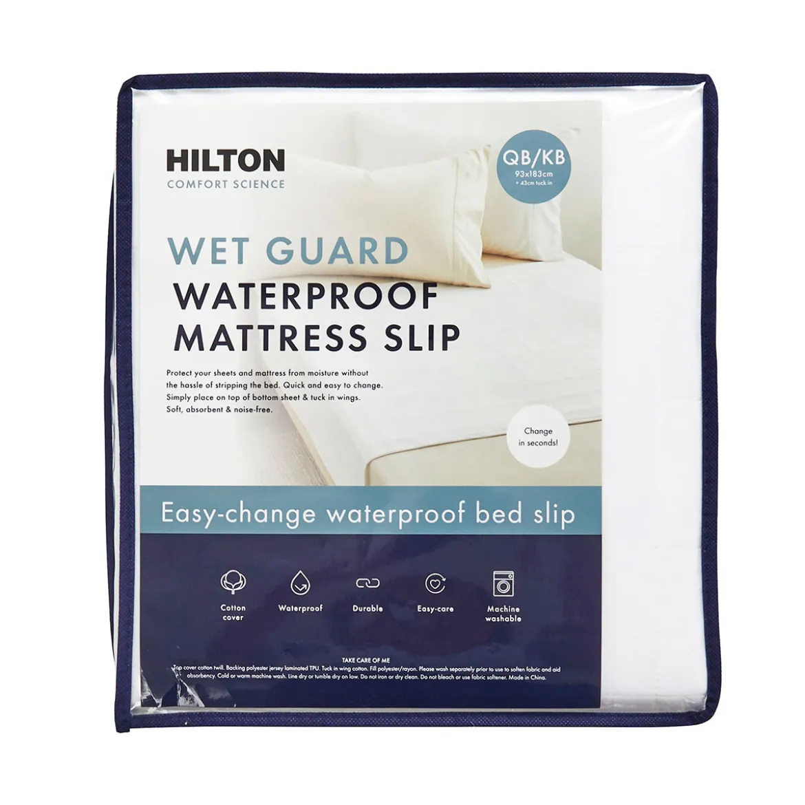 Wet Guard Single Waterproof Mattress Cover