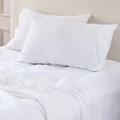 White Cotton Flannelette Sheet Set
