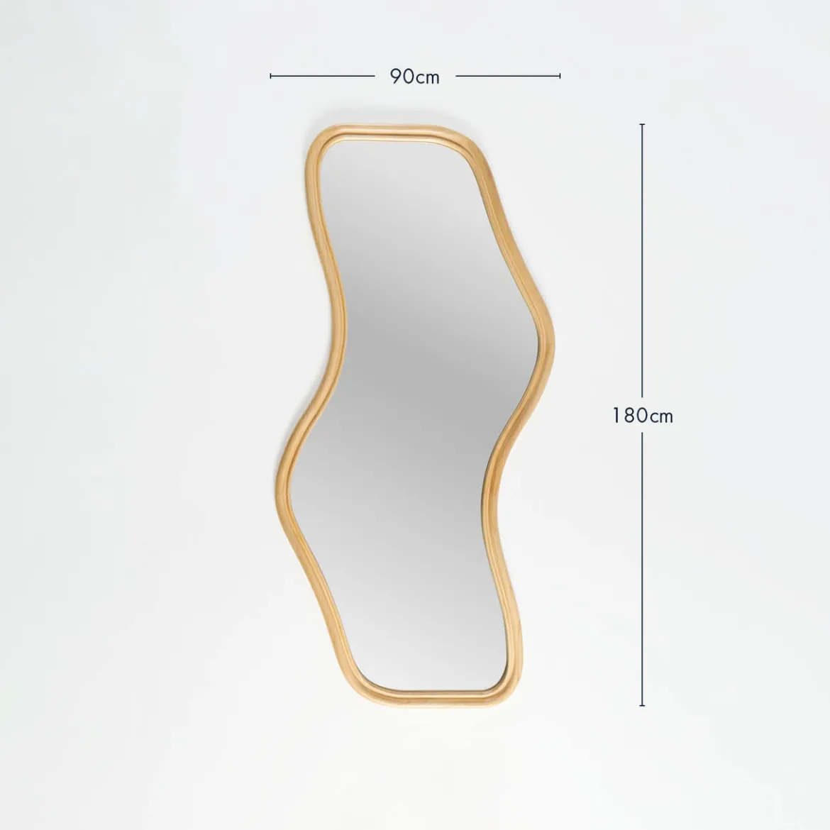 Willow Curve Floor Mirror
