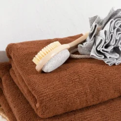 Wooden Bath Brush and Pumice Stone
