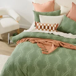 Zenda Palm Quilt Cover Set